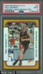 Troy Murphy [Chrome Gold Refractor] Basketball Cards 2003 Bowman Prices