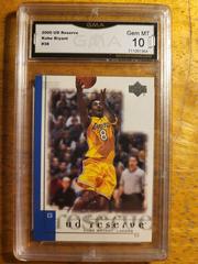 Kobe Bryant #38 Basketball Cards 2000 Upper Deck Reserve Prices