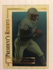 Darryll Lewis Football Cards 1996 Collector's Edge President's Reserve Prices