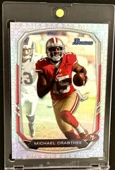 Michael Crabtree [Silver Ice] Football Cards 2013 Bowman Prices