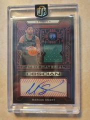 Marcus Smart [Red] Basketball Cards 2021 Panini Obsidian Matrix Material Autographs Prices