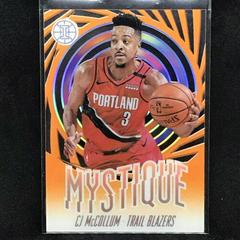 CJ McCollum [Orange] #12 Basketball Cards 2019 Panini Illusions Mystique Prices