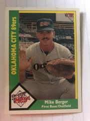 Mike Berger #10 Baseball Cards 1990 CMC Oklahoma City 89ers Prices