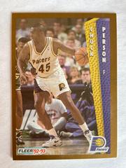 Chuck Person #92 Basketball Cards 1992 Fleer Prices
