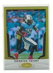 Derrick Henry [Mirror Gold] #50 Football Cards 2017 Panini Certified Prices