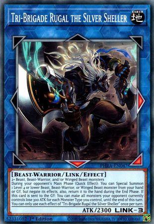 Tri-Brigade Rugal the Silver Sheller [1st Edition] PHRA-EN047 YuGiOh Phantom Rage