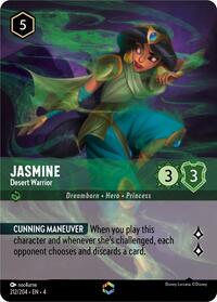 Jasmine - Desert Warrior [Enchanted] #212 Lorcana Ursula's Return