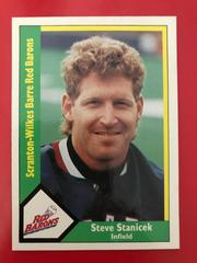 Steve Stanicek #16 Baseball Cards 1990 CMC Scranton Red Barons Prices
