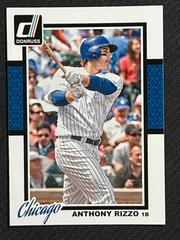 Anthony Rizzo #119 Baseball Cards 2014 Donruss Prices
