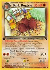Dark Dugtrio [1st Edition] #23 Pokemon Team Rocket Prices