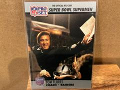 Tom Flores #25 Football Cards 1990 Pro Set Super Bowl 160 Prices
