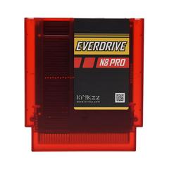 Red Transparent Shell  | EverDrive N8 Pro NES