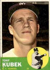 Tony Kubek #20 Baseball Cards 1963 Topps Prices