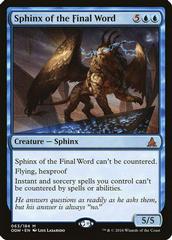 Sphinx of the Final Word [Foil] Magic Oath of the Gatewatch Prices