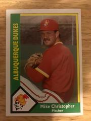 Mike Christopher #1 Baseball Cards 1990 CMC Albuquerque Dukes Prices