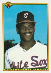 Sammy Sosa #312 Baseball Cards 1990 Bowman Prices
