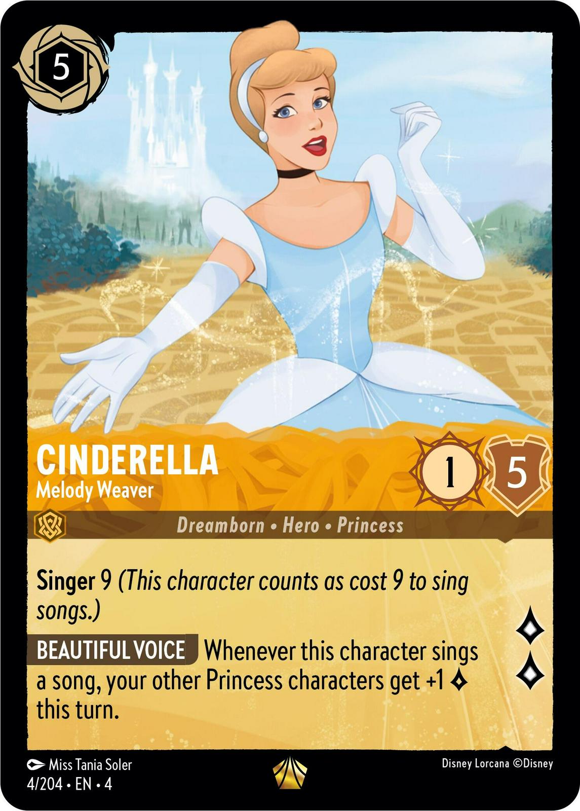 Cinderella - Melody Weaver [Foil] #4 Lorcana Ursula's Return