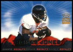 Thomas Jones #10 Football Cards 2000 Pacific Crown Royale Rookie Royalty Prices