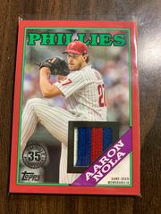 Aaron Nola [Red] Baseball Cards 2023 Topps Series 1 1988 35th Anniversary Relics Prices
