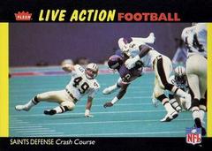Saints Defense [Crash Course] #36 Football Cards 1987 Fleer Team Action Prices