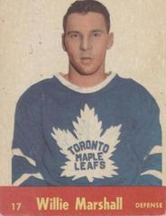 Willie Marshall #17 Hockey Cards 1955 Parkhurst Prices