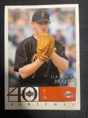 Damian Moss #583 Baseball Cards 2003 Upper Deck 40 Man Prices