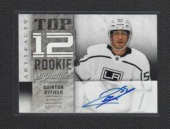 Quinton Byfield #RS-QB Hockey Cards 2021 Upper Deck Artifacts Top 12 Rookie Signatures Prices