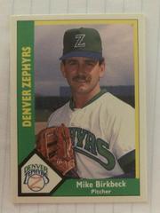 Mike Birkbeck #21 Baseball Cards 1990 CMC Denver Zephyrs Prices