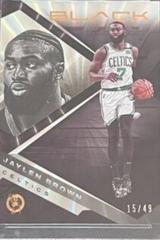 Jaylen Brown [Copper] #13 Basketball Cards 2021 Panini Black Prices