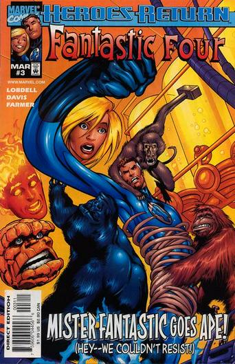 Fantastic Four #3 (1998) Cover Art