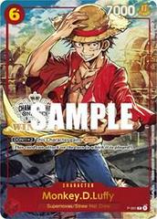 Monkey D. Luffy [Store Championship Trophy Card] P-001 One Piece Promo Prices