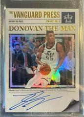 Donovan Mitchell #HP-DML Basketball Cards 2017 Panini Vanguard Hot Off the Press Autographs Prices