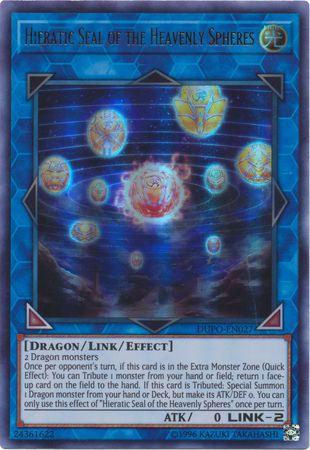 Hieratic Seal of the Heavenly Spheres DUPO-EN027 YuGiOh Duel Power