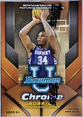 Blaster Box Basketball Cards 2022 Bowman Chrome University Prices