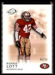 Ronnie Lott Football Cards 2011 Topps Legends Prices