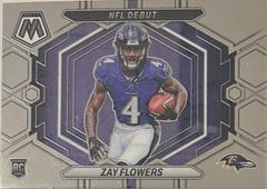 Zay Flowers #ND-18 Football Cards 2023 Panini Mosaic NFL Debut Prices