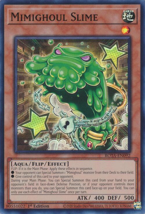 Mimighoul Slime ROTA-EN092 YuGiOh Rage of the Abyss