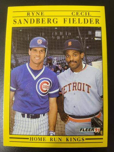 Ryne Sandberg, Cecil Fielder #709 photo