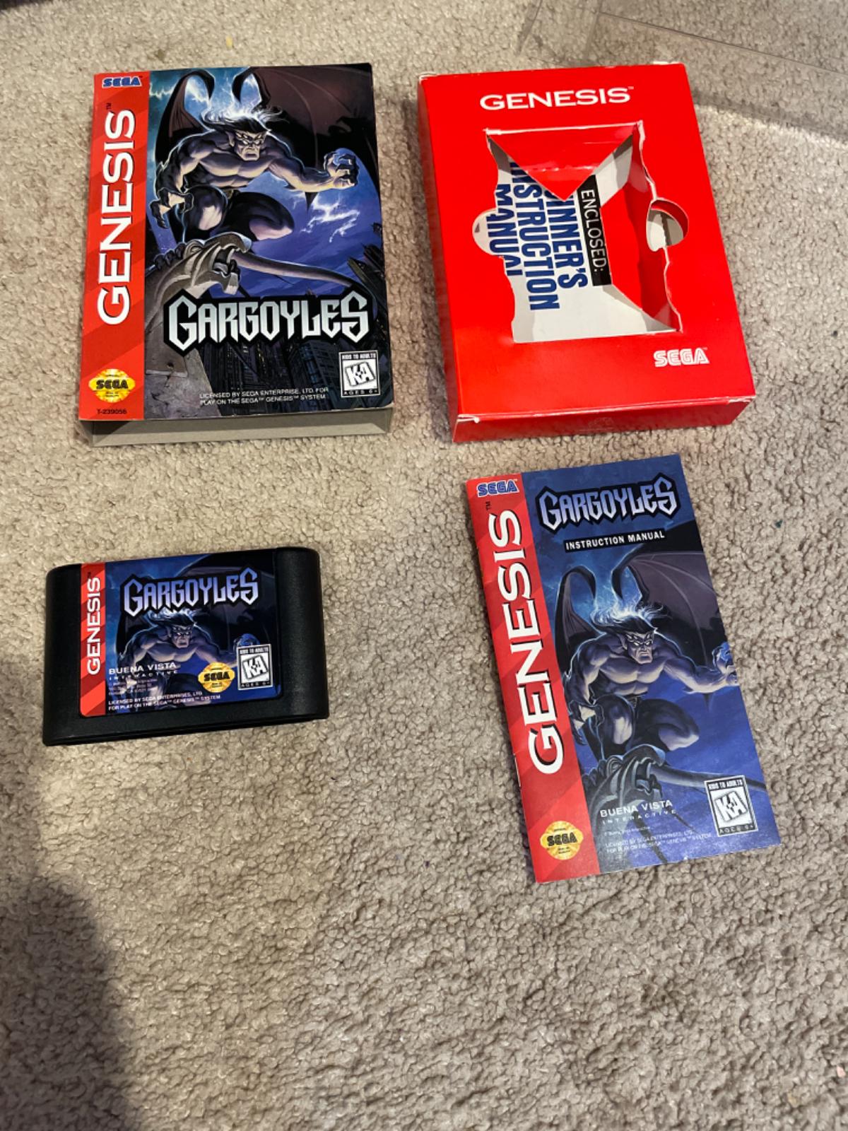 Gargoyles | Item, Box, and Manual | Sega Genesis