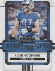 Aidan Hutchinson #ROY-AHU Football Cards 2022 Panini Contenders Rookie of the Year Prices