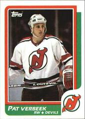 Pat Verbeek #46 Hockey Cards 1986 Topps Prices