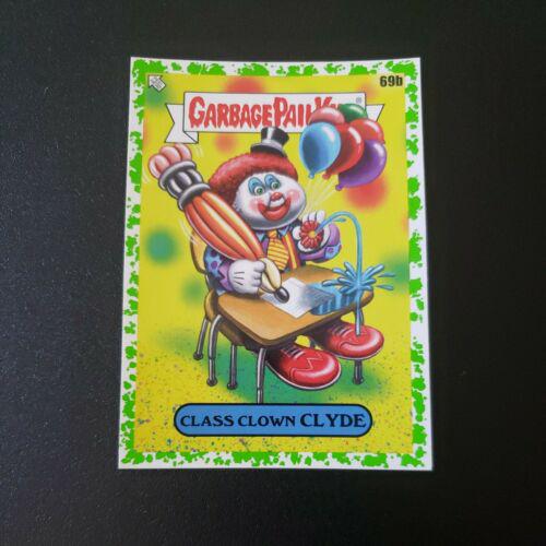 Class Clown CLYDE [Green] #69b Garbage Pail Kids Late To School