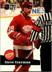 Steve Yzerman #62 Hockey Cards 1991 Pro Set Prices