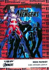 Iron Patriot [Blue Foil] Marvel 2022 Ultra Avengers 1st Appearances Prices