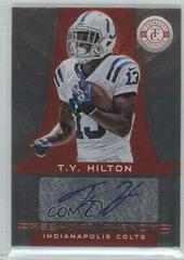 T.Y. Hilton [Autograph Red] Football Cards 2012 Panini Totally Certified Prices