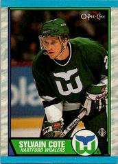 Sylvain Cote #162 Hockey Cards 1989 O-Pee-Chee Prices