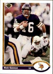 Rich Gannon Football Cards 1991 Upper Deck Prices