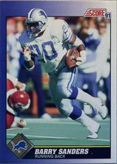 Barry Sanders #20 Football Cards 1991 Score Prices