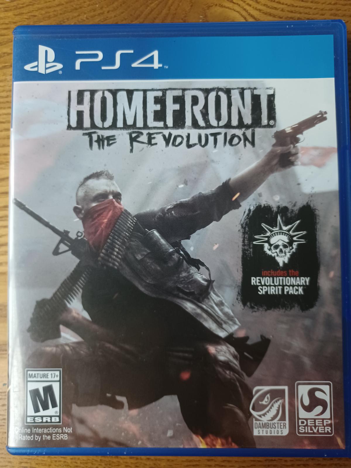 Homefront The Revolution Item, Box, and Manual Playstation 4