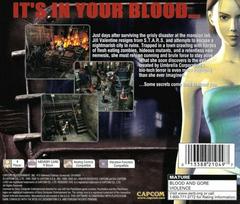 Back Cover | Resident Evil 3 Nemesis [Greatest Hits] Playstation